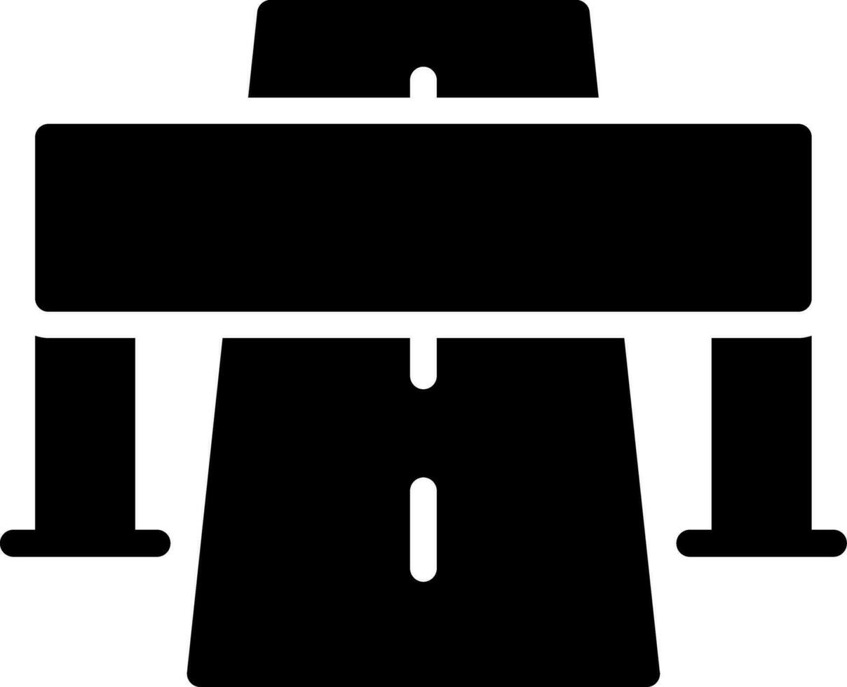 Autobahn kreatives Icon-Design vektor