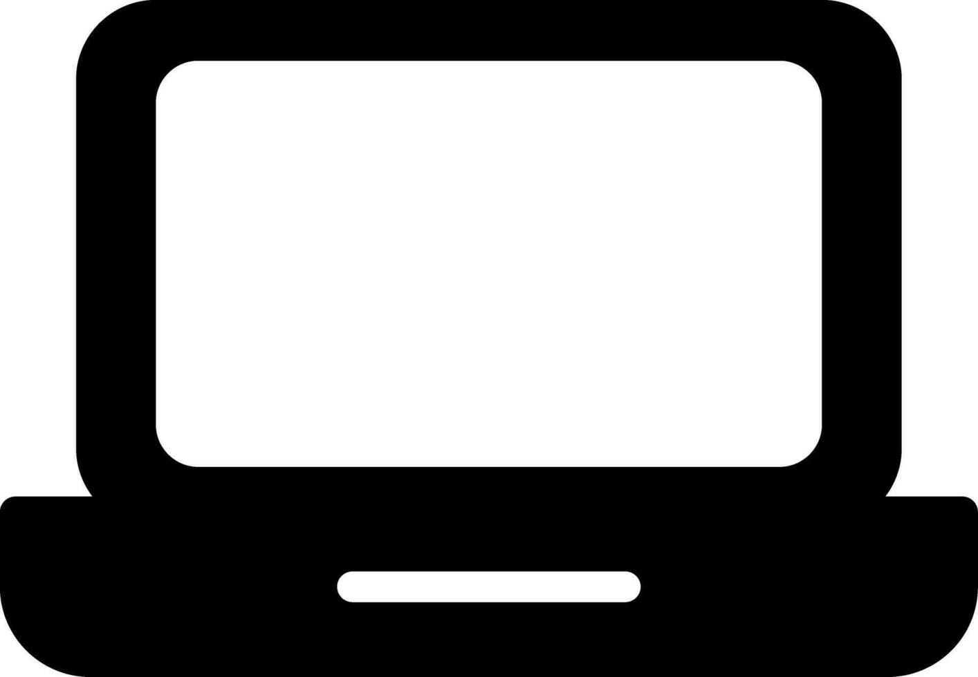 bärbar dator kreativ ikon design vektor