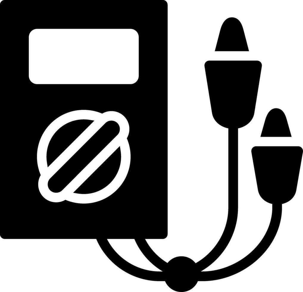 Elektrotester kreatives Icon-Design vektor