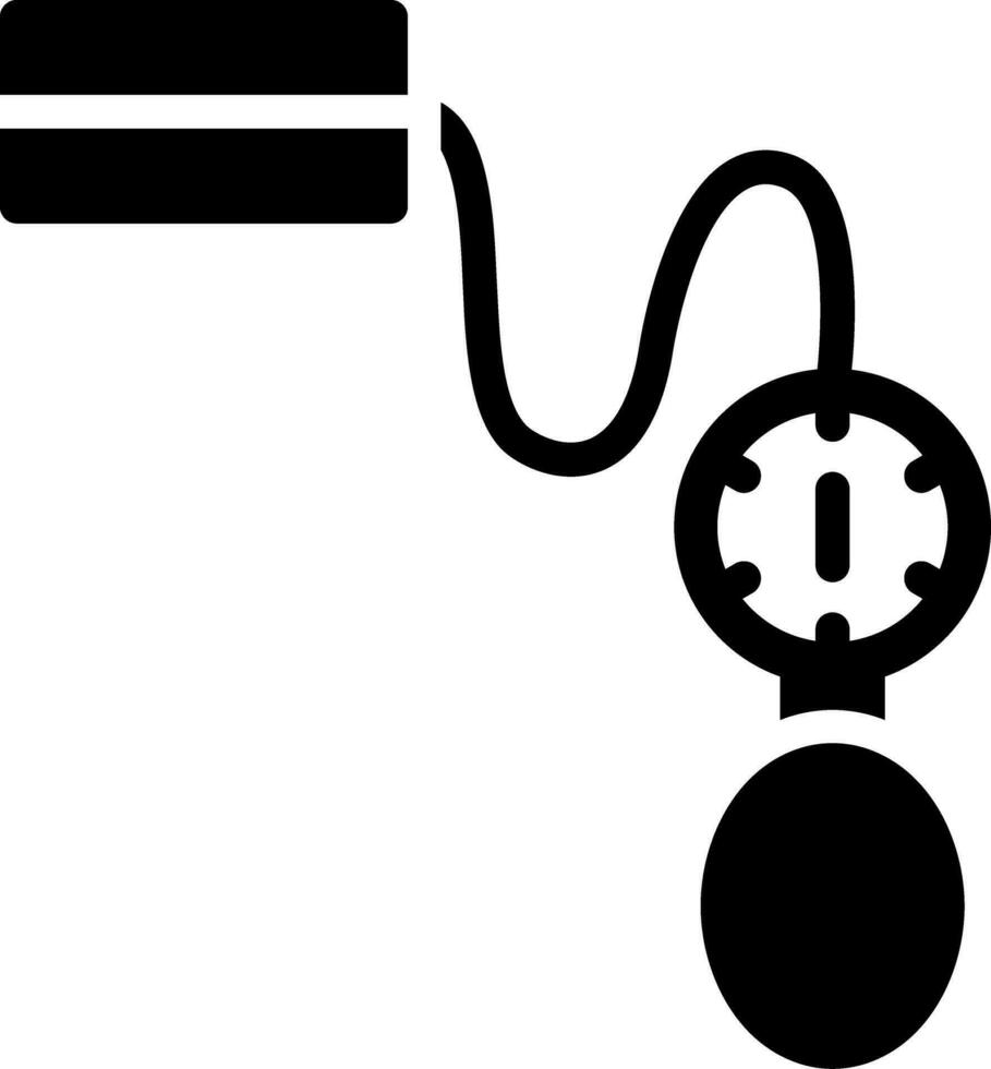 Tensiometer kreatives Icon-Design vektor