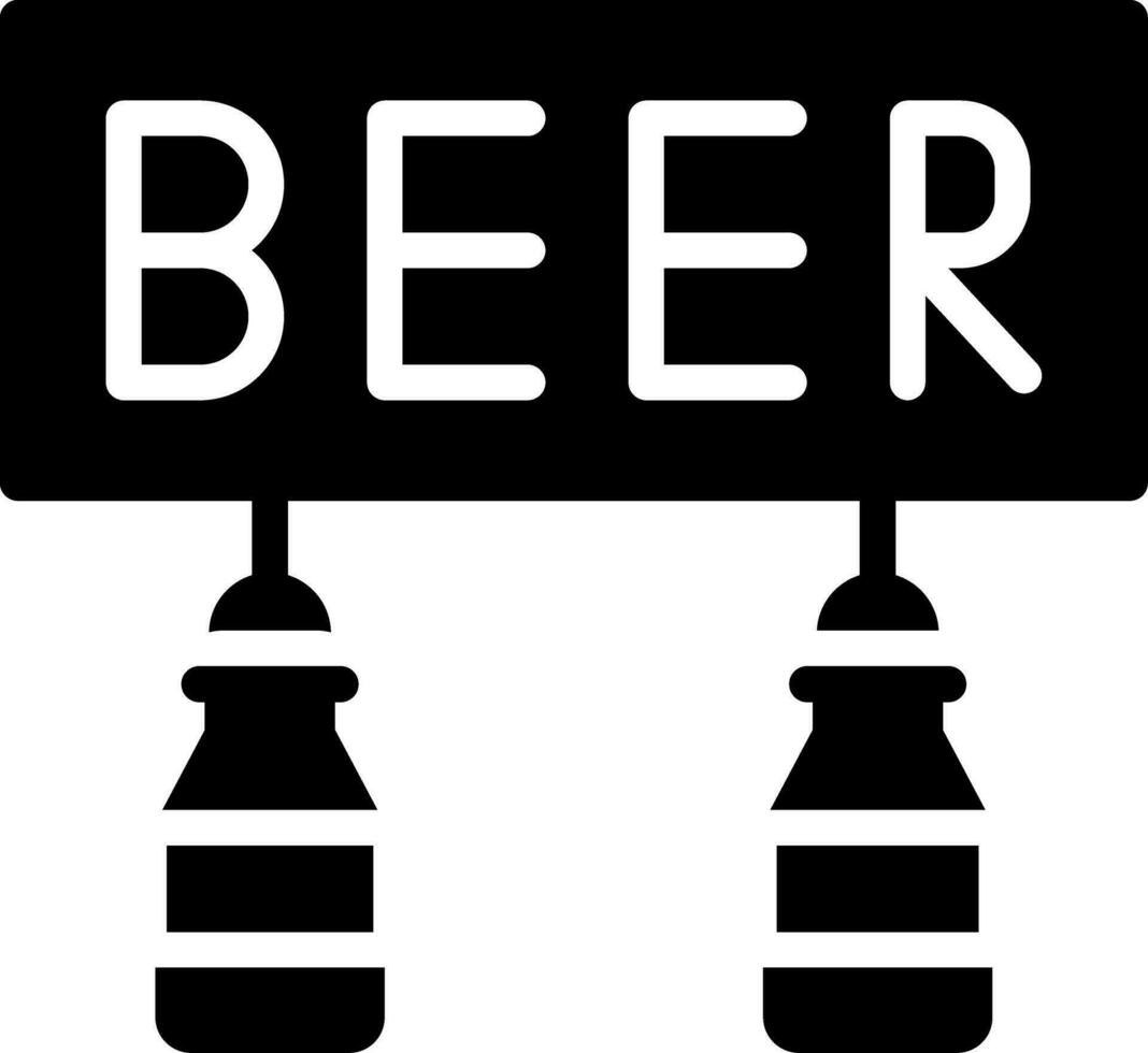 Biere kreativ Symbol Design vektor