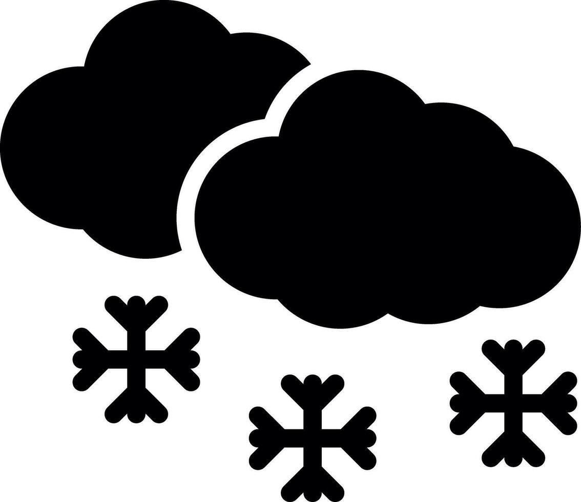 Schnee kreatives Icon-Design vektor