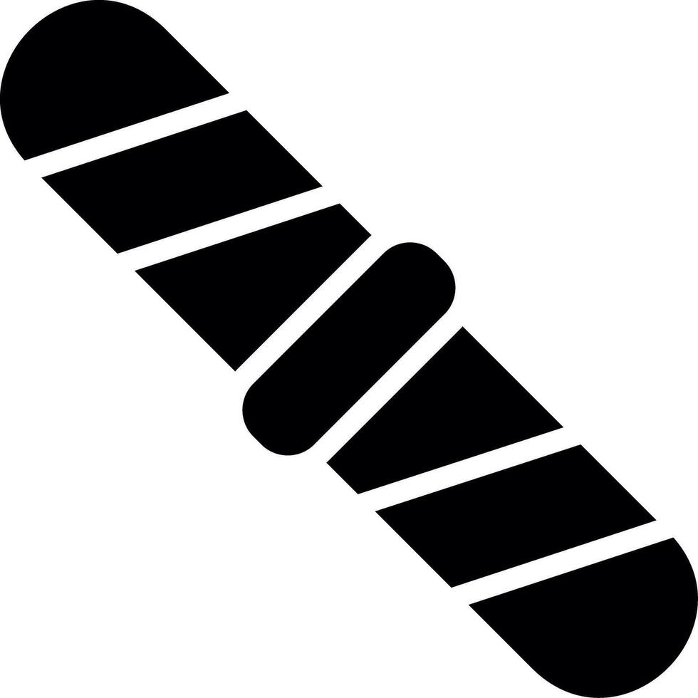 Snowboard kreativ Symbol Design vektor