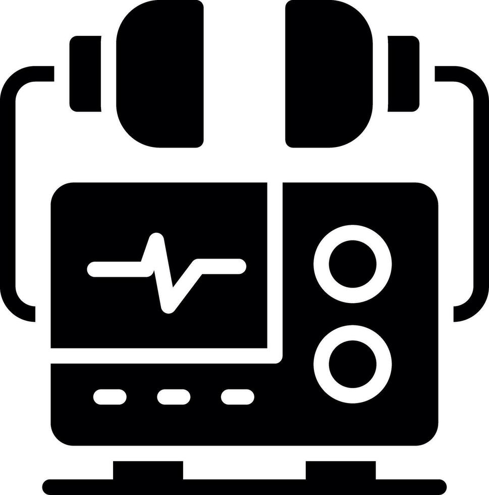 defibrillator kreativ ikon design vektor