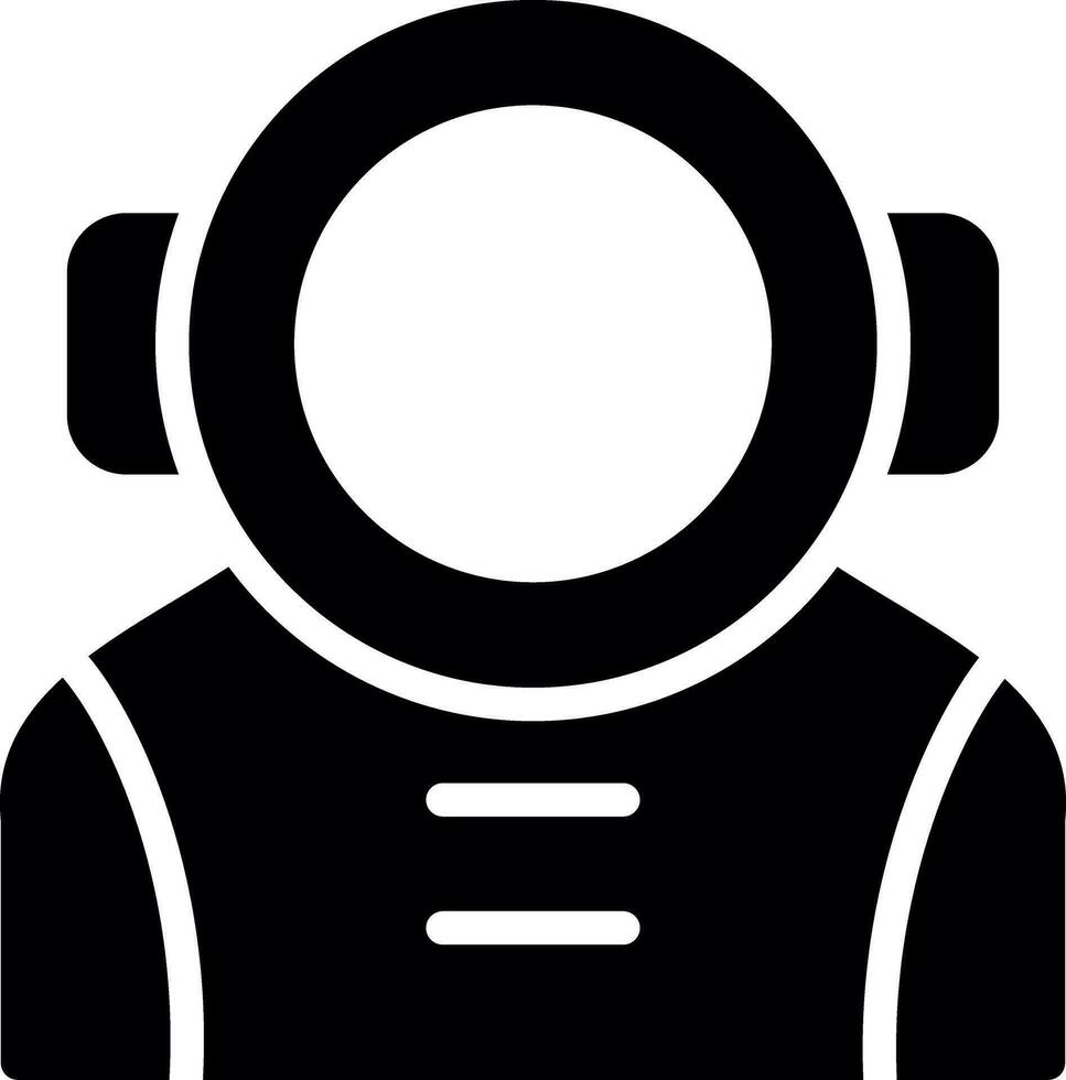 kreatives Icon-Design des Astronauten vektor