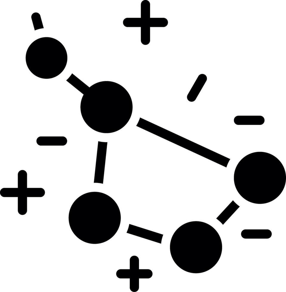 Konstellation kreatives Icon-Design vektor