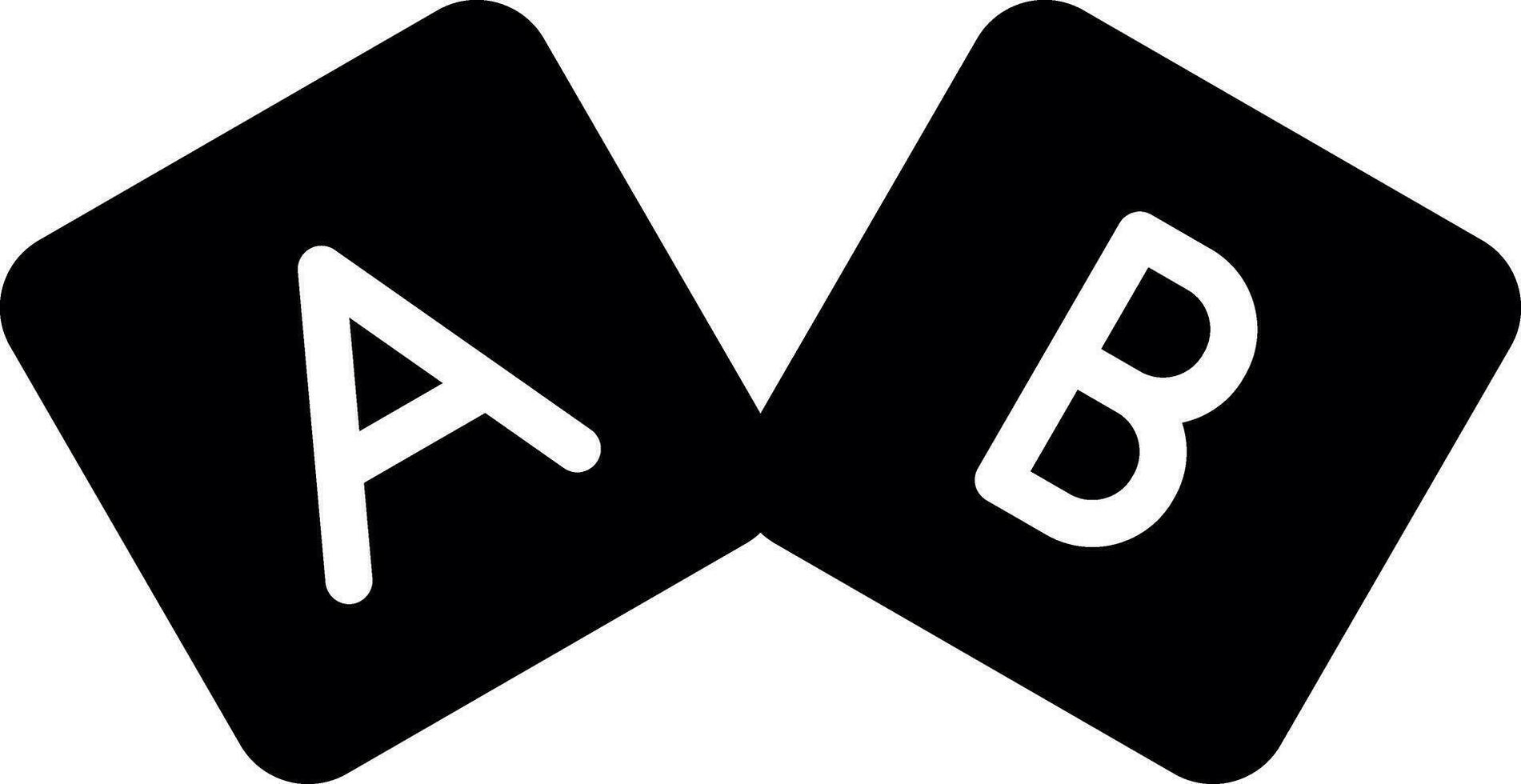 ABC blockera kreativ ikon design vektor