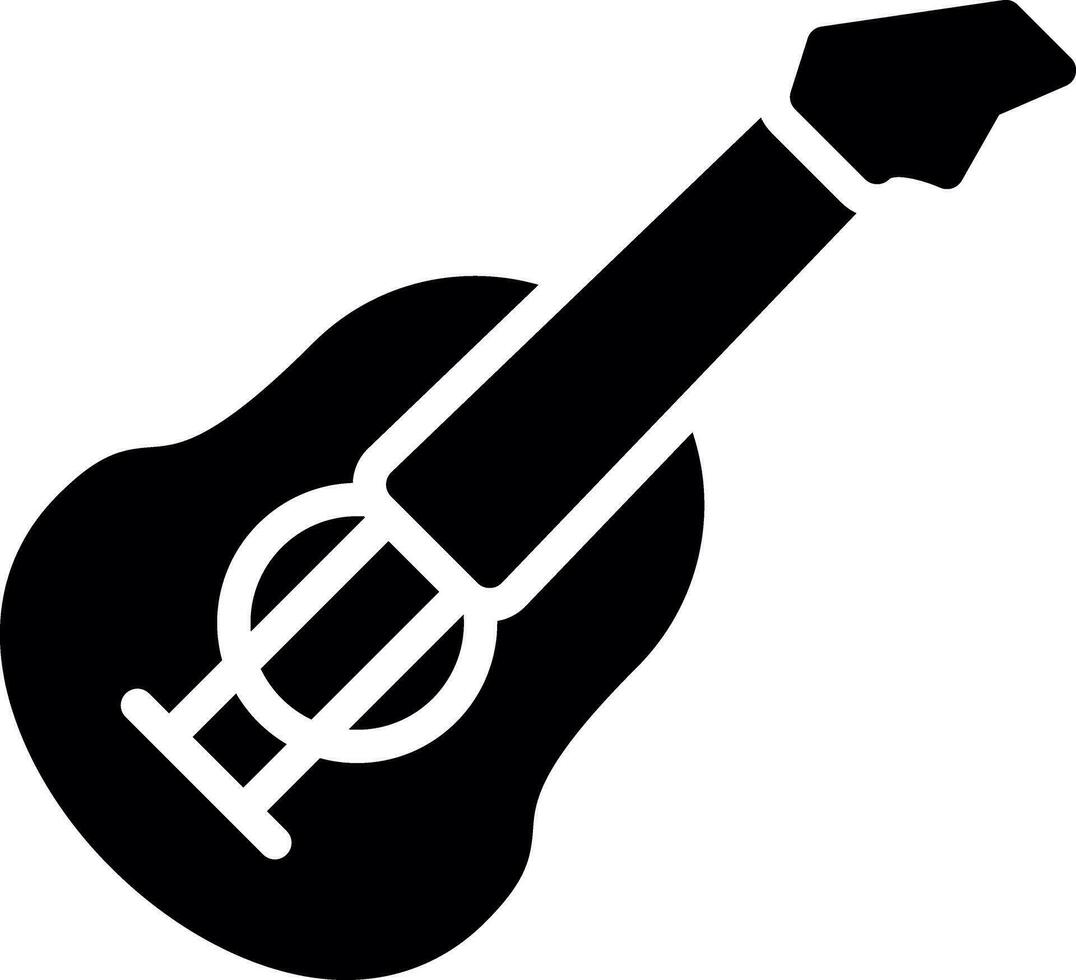 gitarr kreativ ikon design vektor