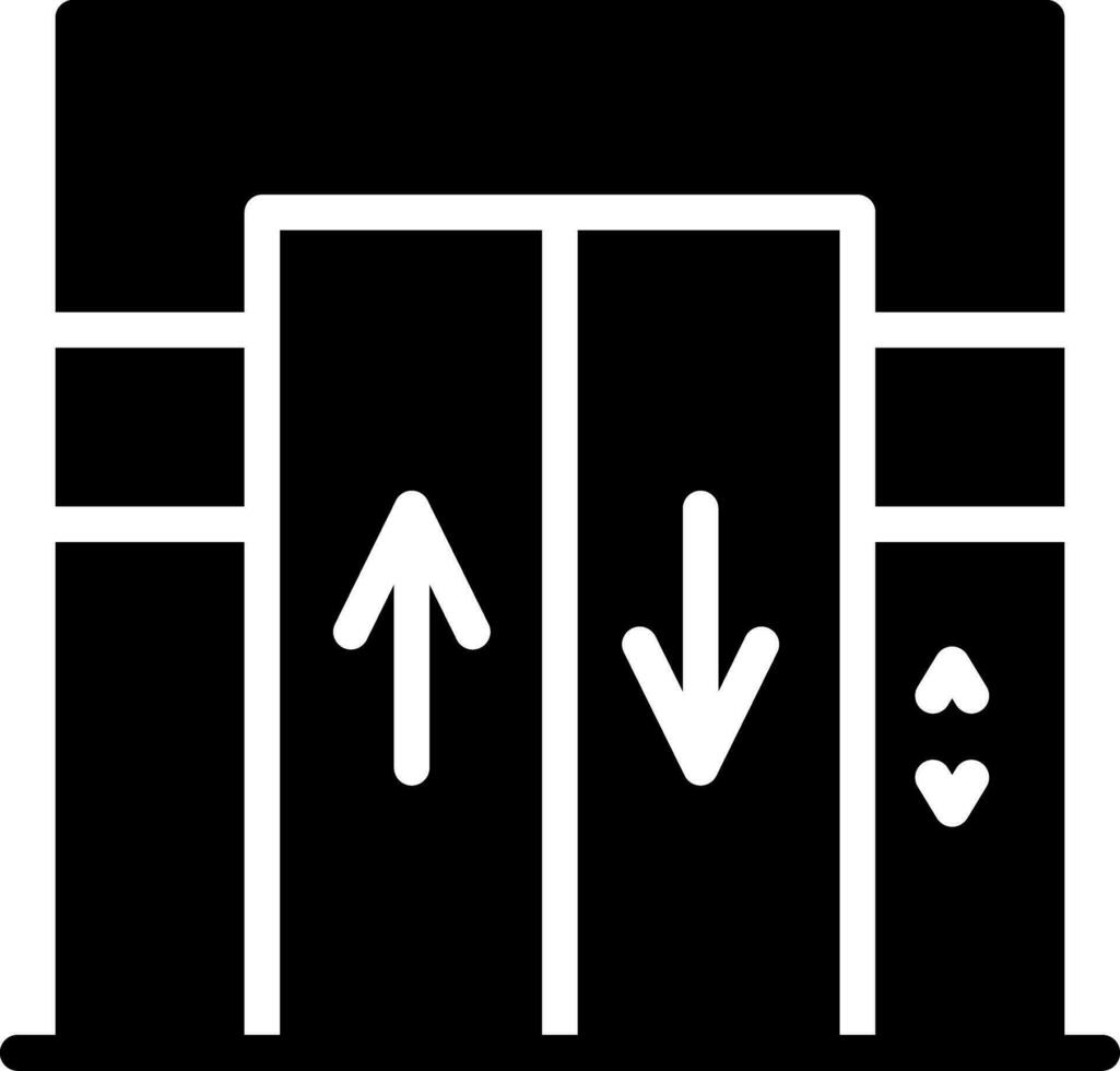 Aufzug kreatives Icon-Design vektor