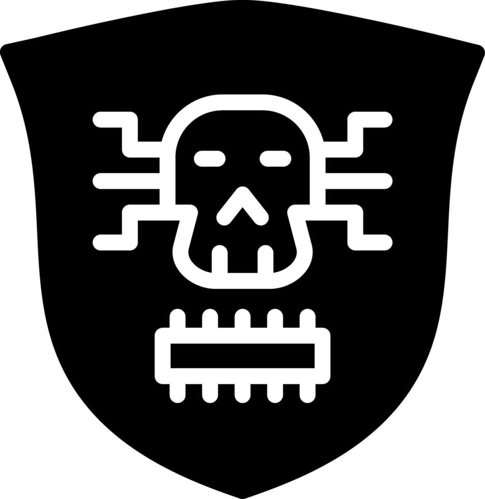 Kreatives Icon-Design für Malware vektor