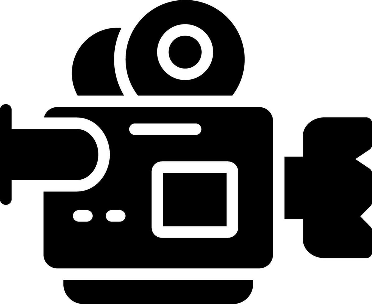 video kamera kreativ ikon design vektor
