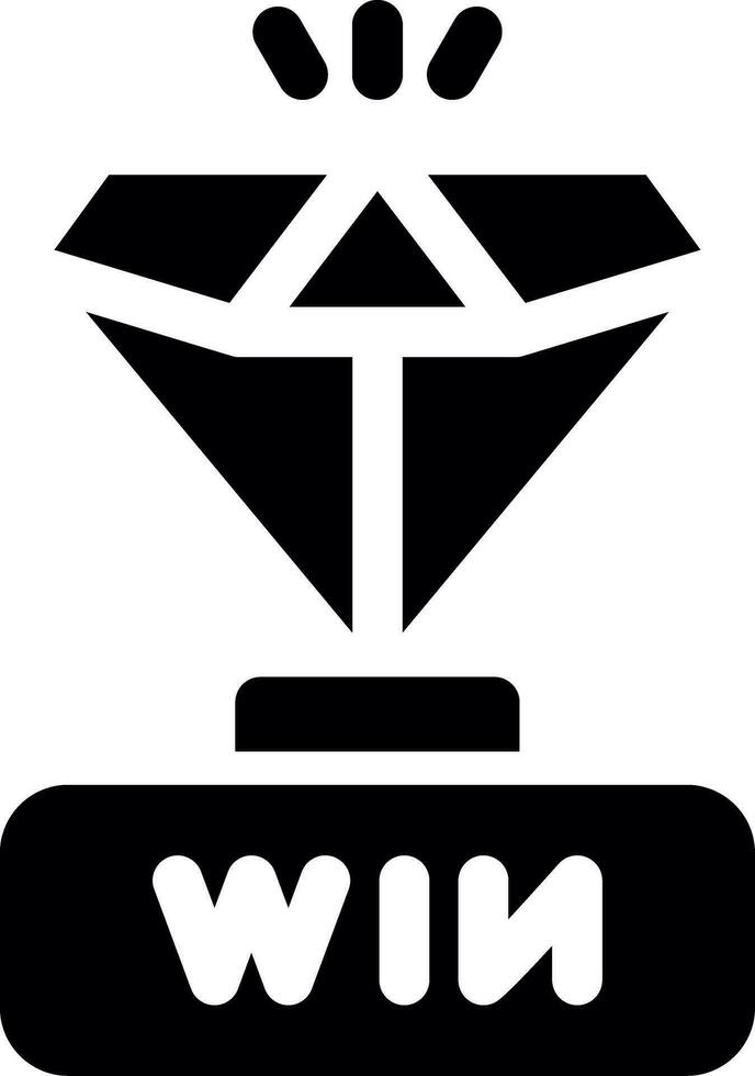 Gewinner kreatives Icon-Design vektor