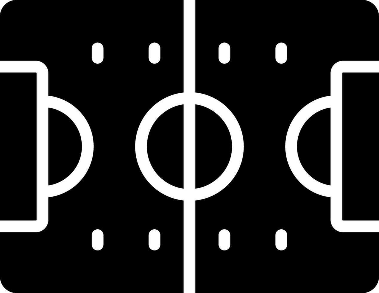 Fußball Spiel kreativ Symbol Design vektor