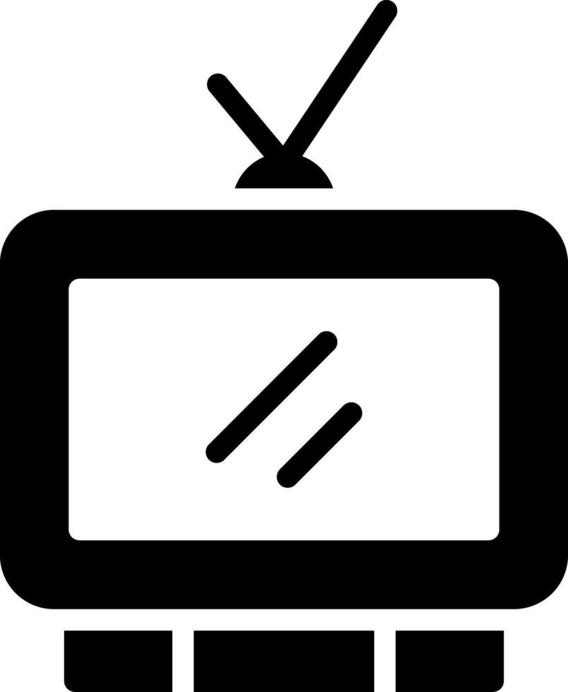 kreatives Icon-Design für das Fernsehen vektor