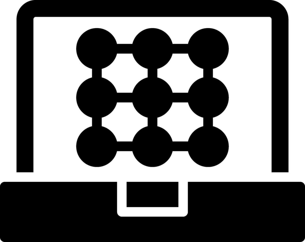 Muster Anerkennung kreativ Symbol Design vektor