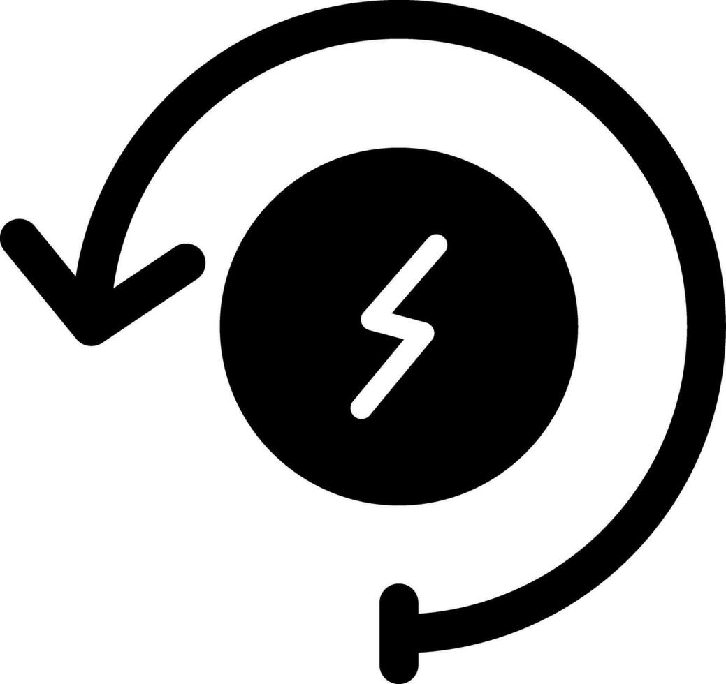 verlängerbar Energie kreativ Symbol Design vektor