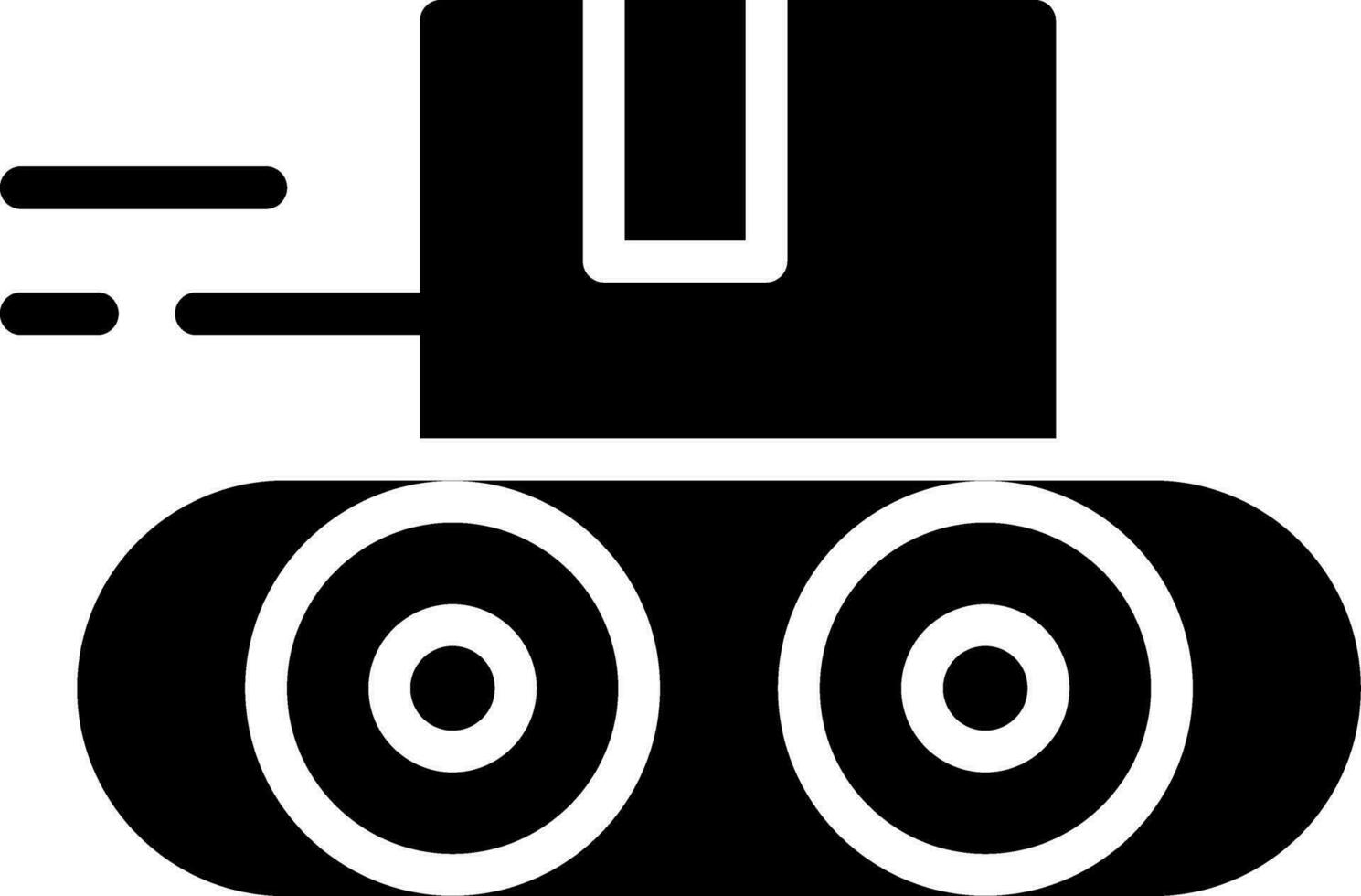 transportband bälte kreativ ikon design vektor