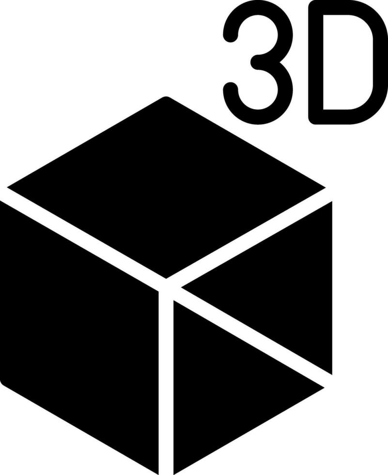 3d Objekt kreativ Symbol Design vektor