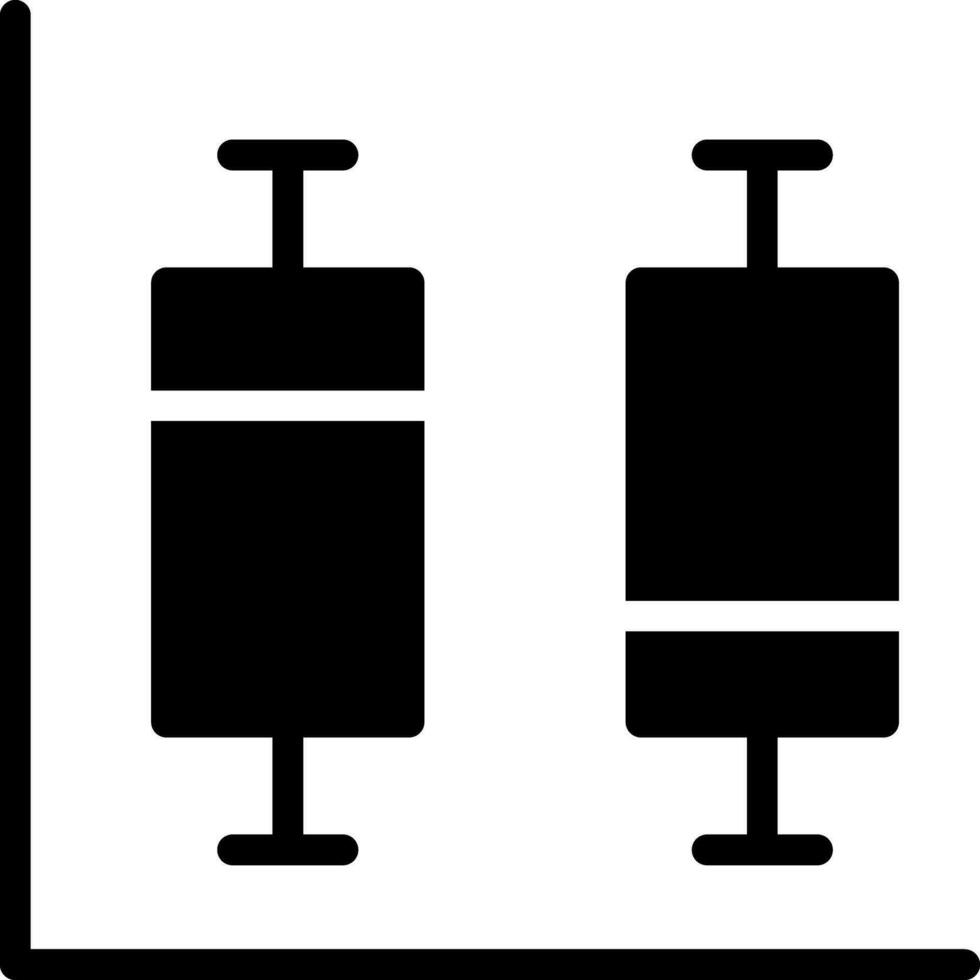 Box und Whisker kreativ Symbol Design vektor