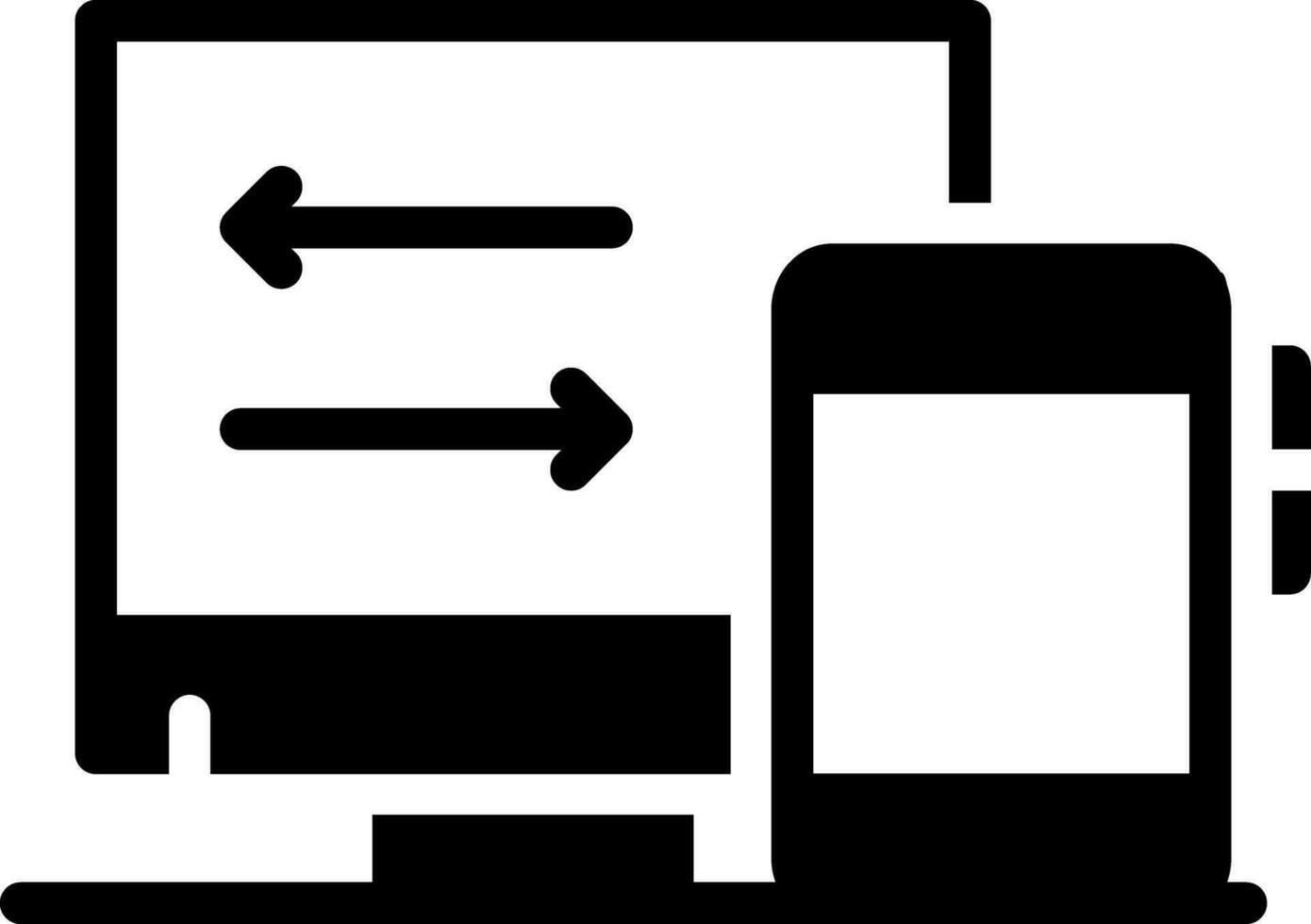 Digital Plattform kreativ Symbol Design vektor