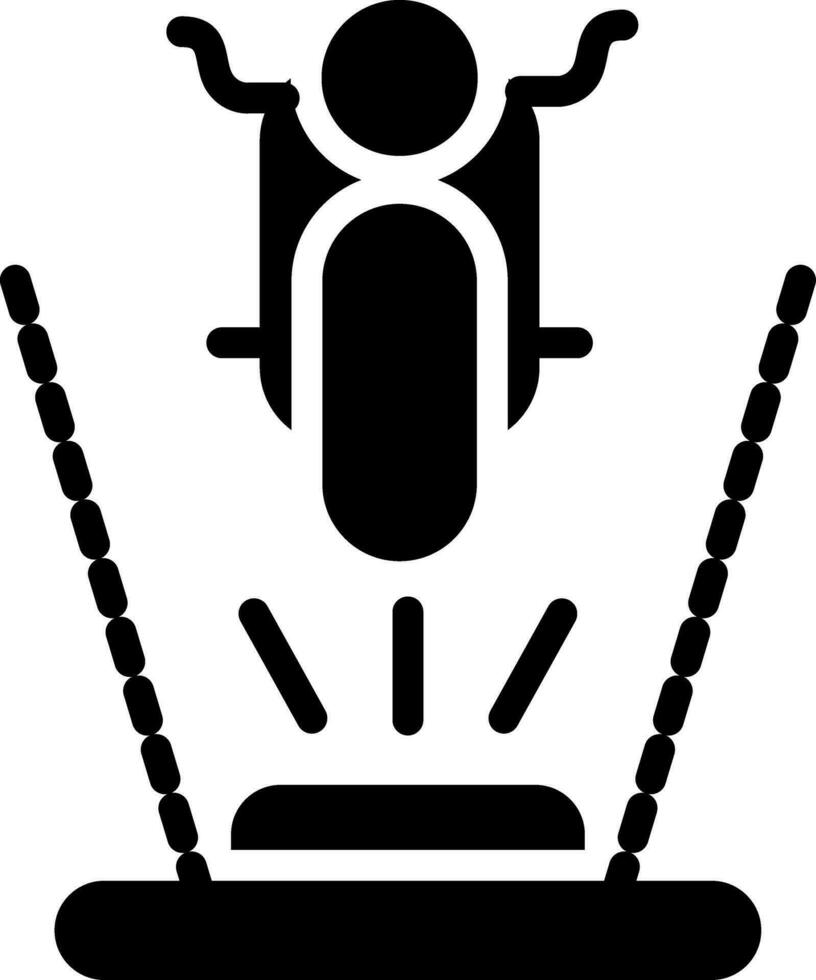 ar motorcykel ridning kreativ ikon design vektor