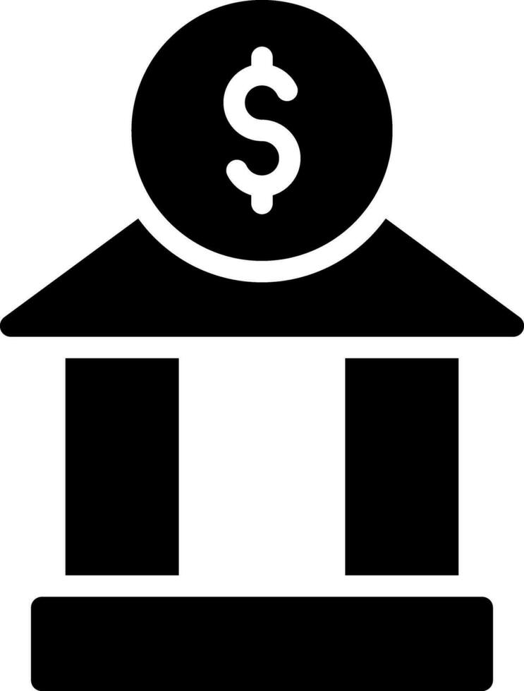 Investition Bank kreativ Symbol Design vektor