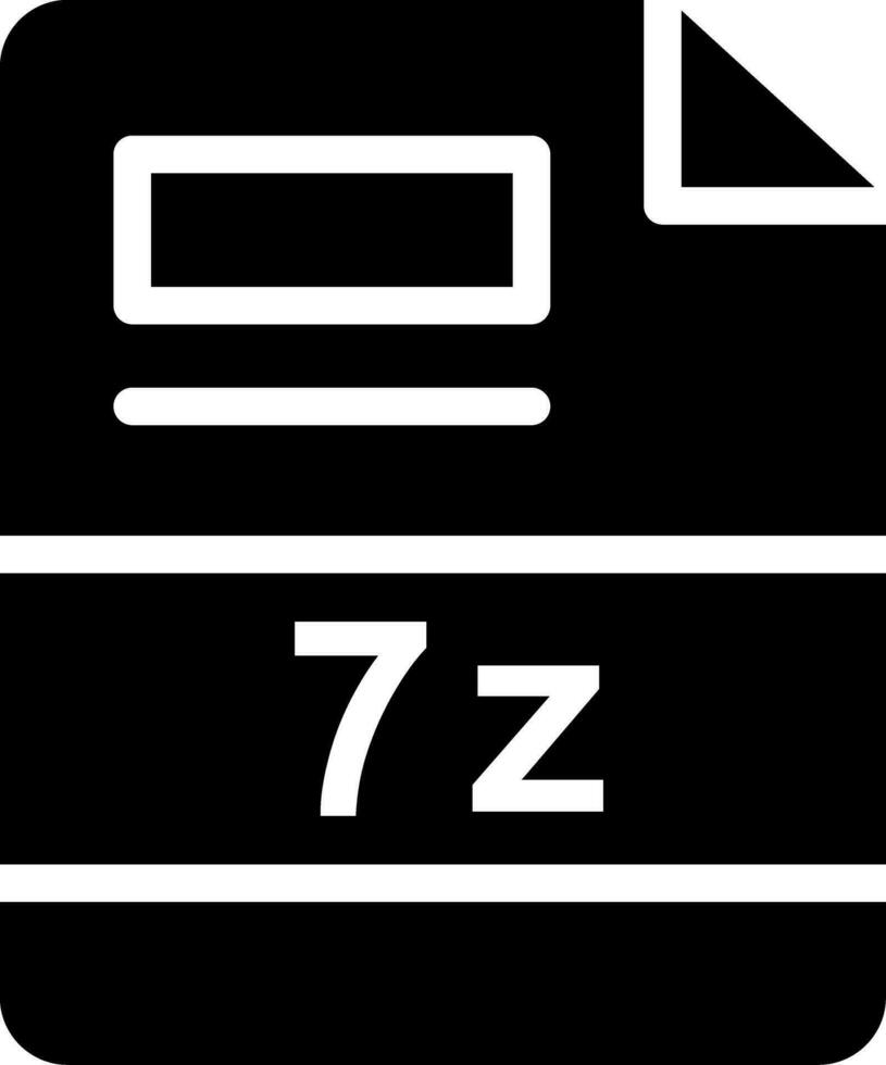 7z kreativ Symbol Design vektor