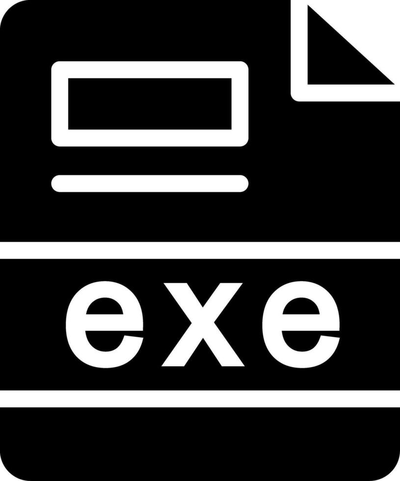 exe kreativ Symbol Design vektor