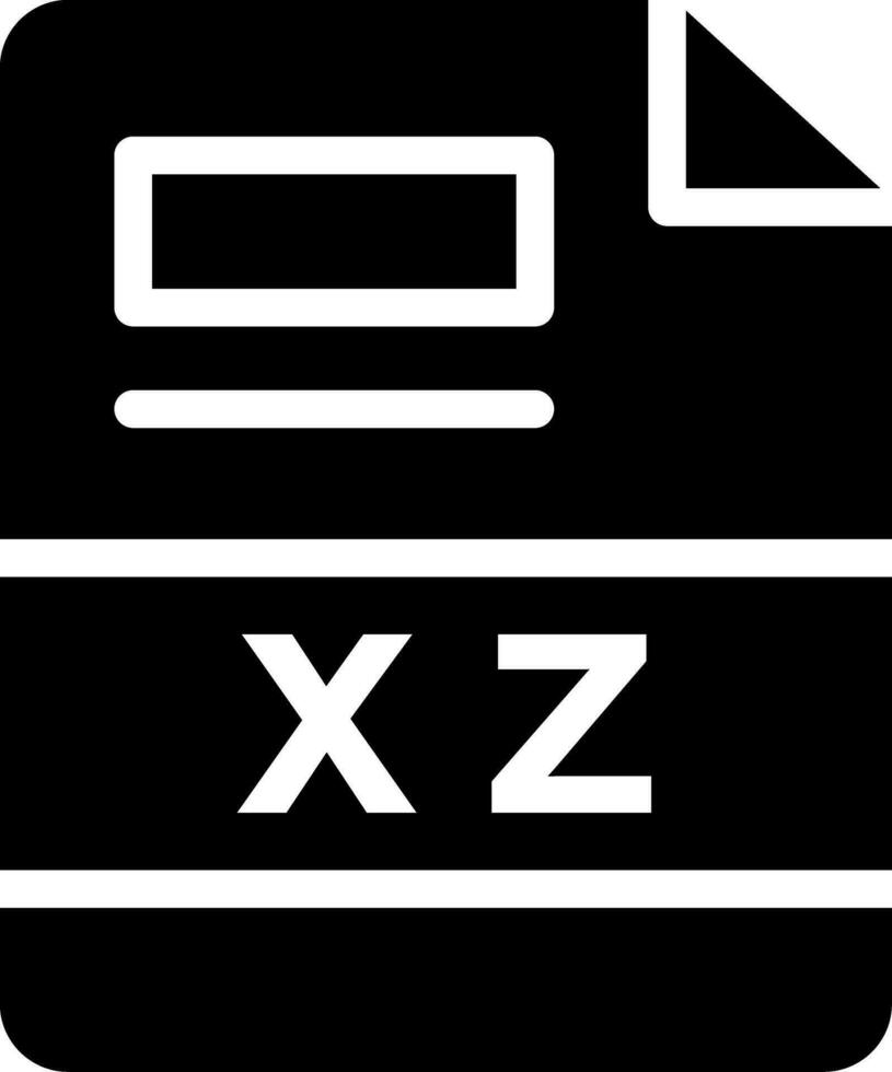 xz kreativ Symbol Design vektor