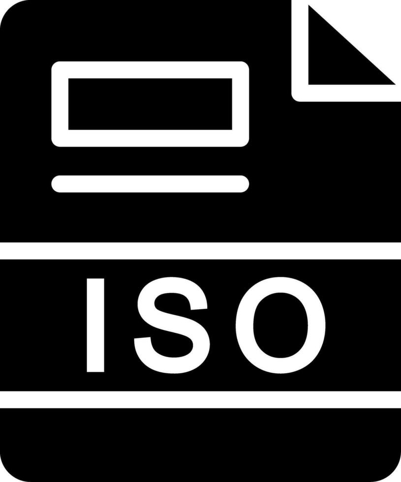 iso kreatives Icon-Design vektor