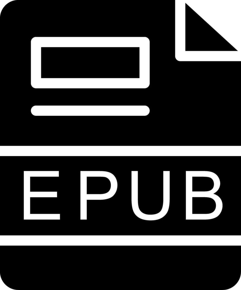 epub kreativ Symbol Design vektor