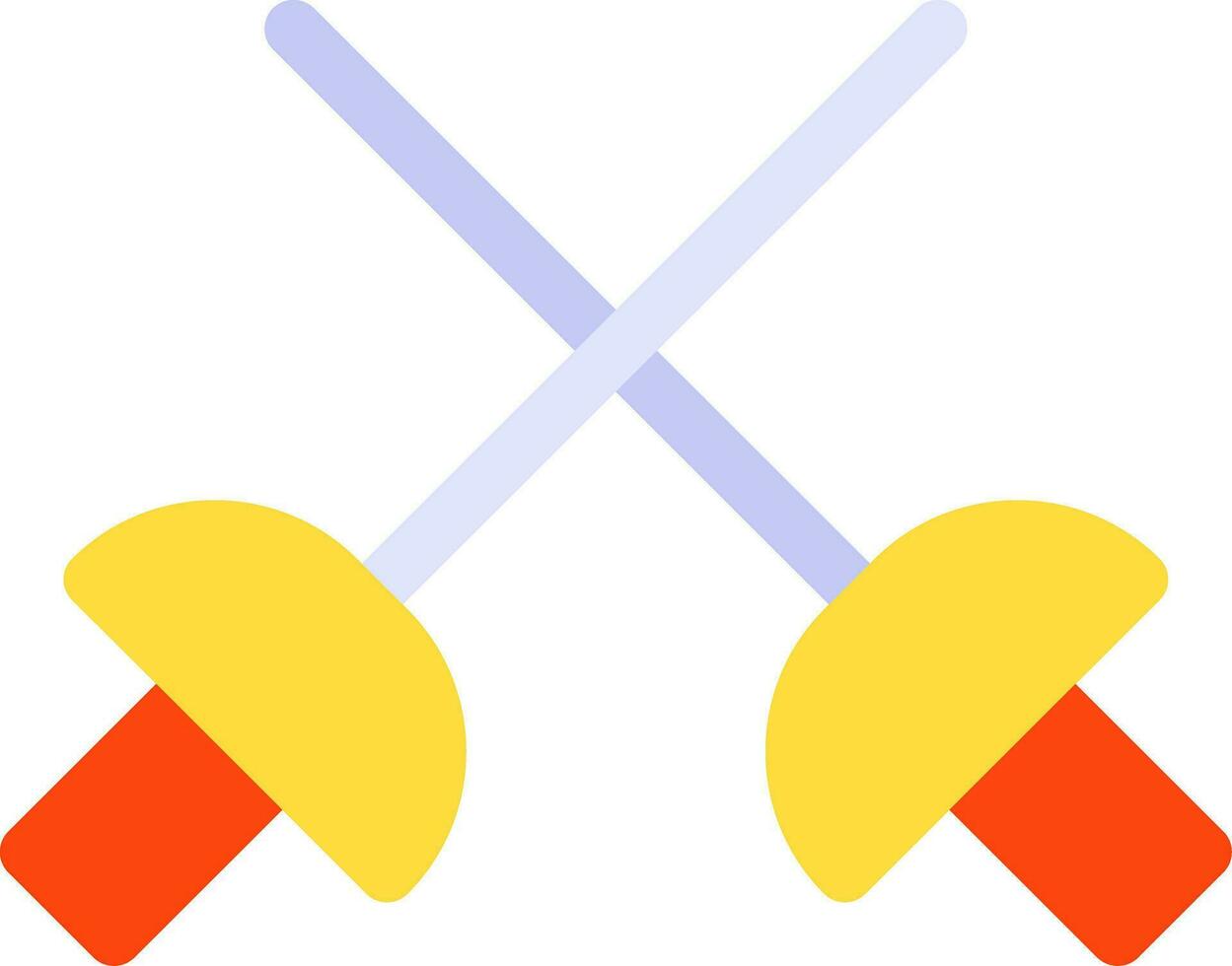 Schwerter kreatives Icon-Design vektor