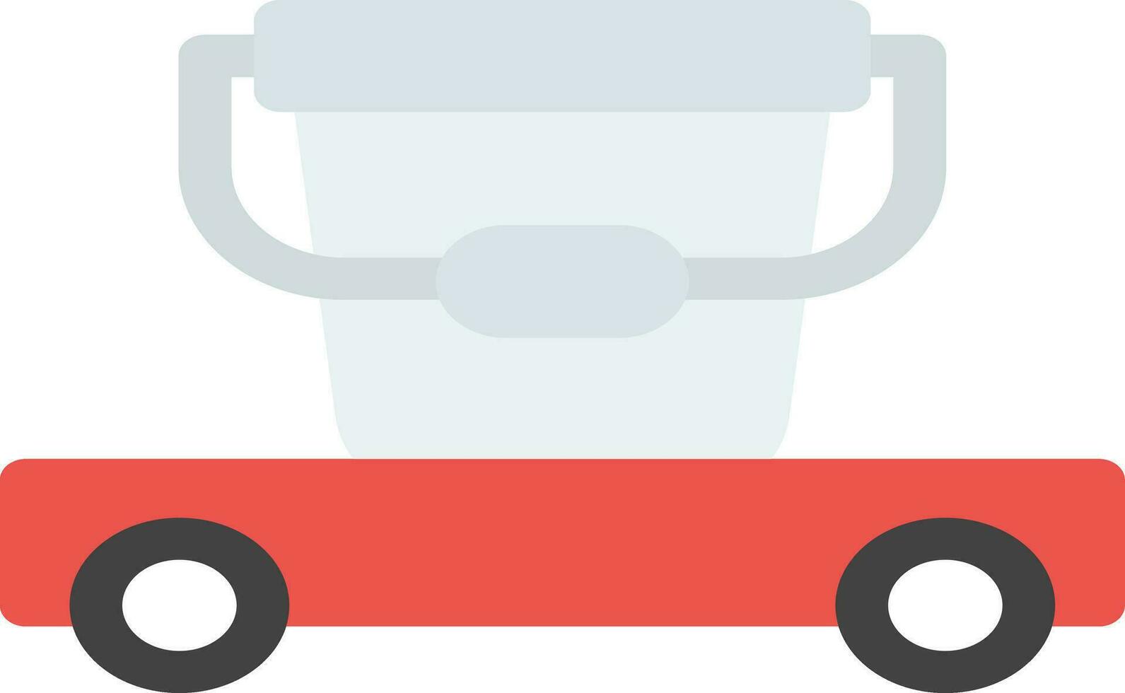 Reinigungswagen kreatives Icon-Design vektor
