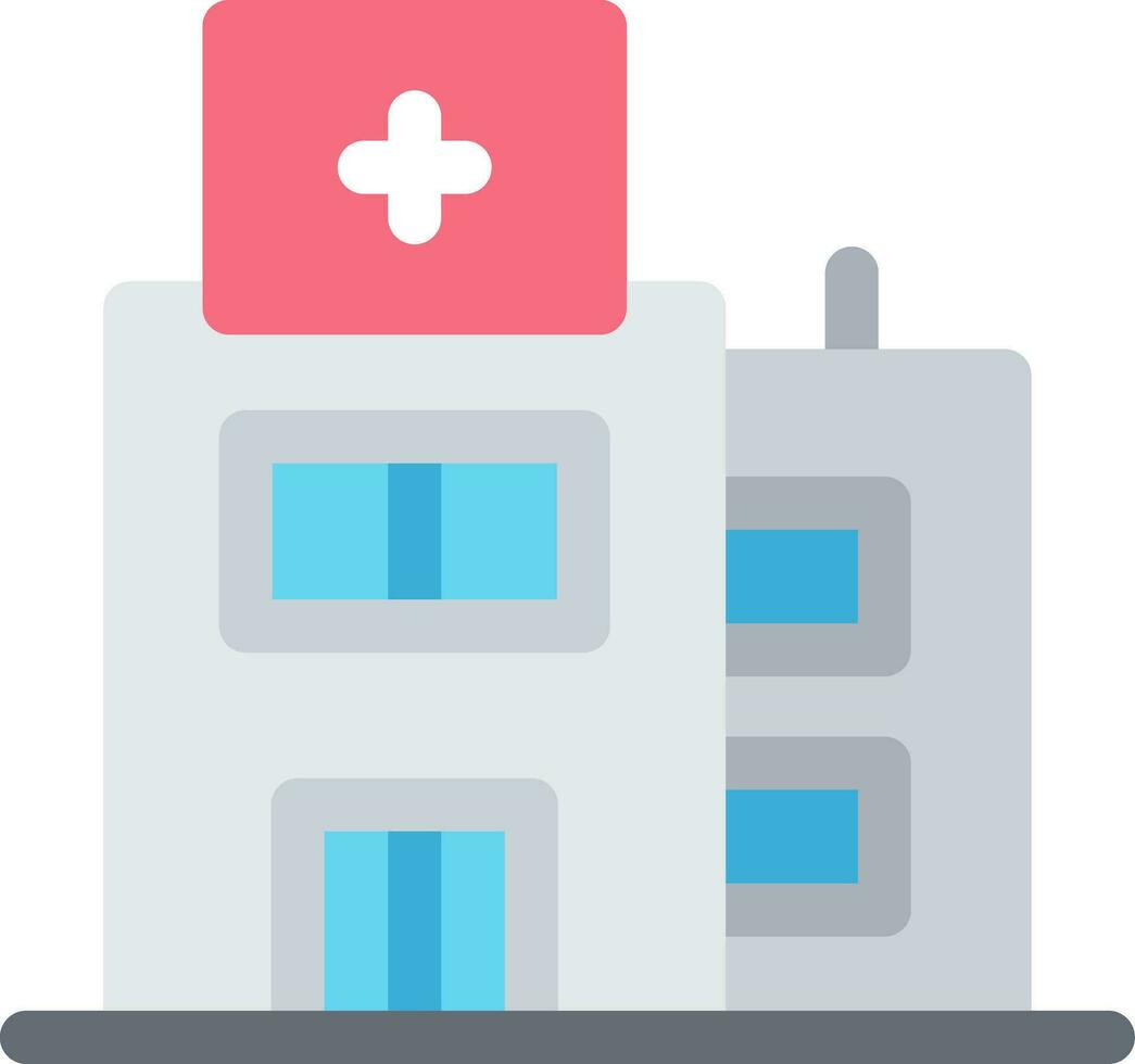 Krankenhaus kreatives Icon-Design vektor