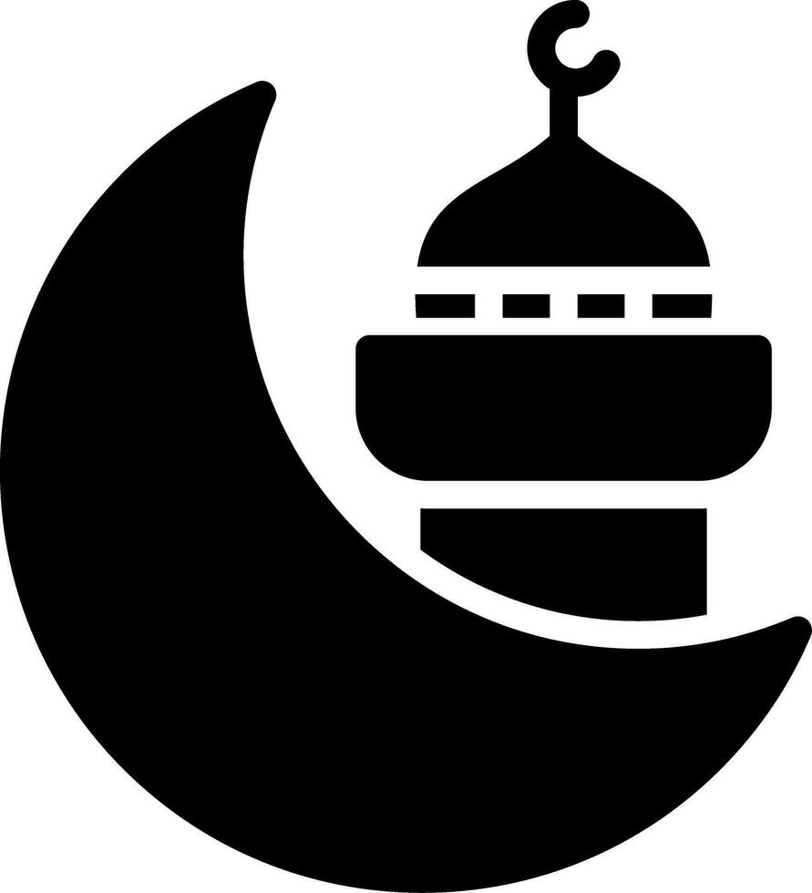 Moschee kreatives Icon-Design vektor