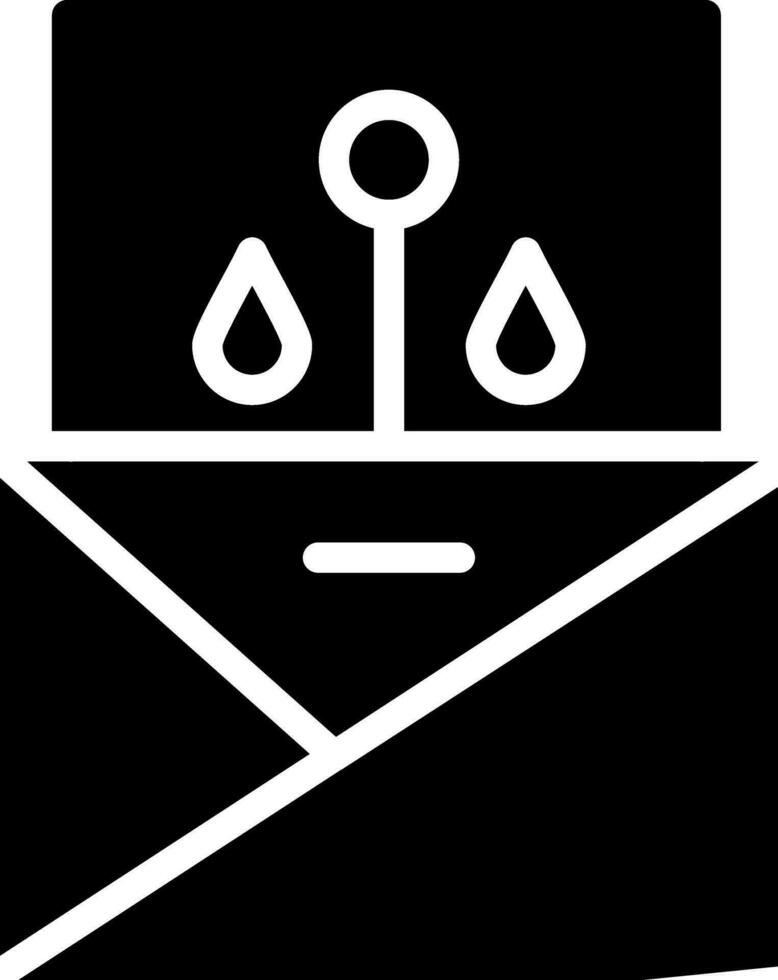 Glyphe Symbole Design vektor