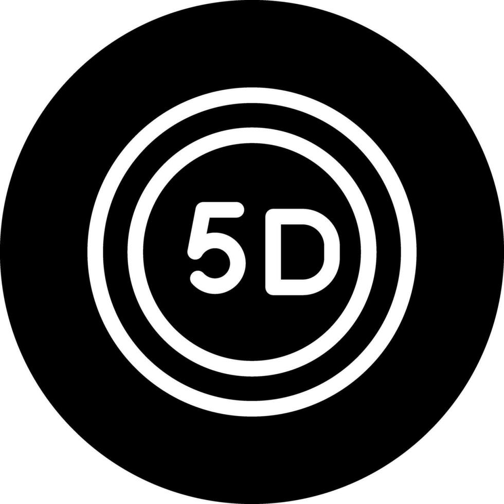 5d data lagring kreativ ikon design vektor