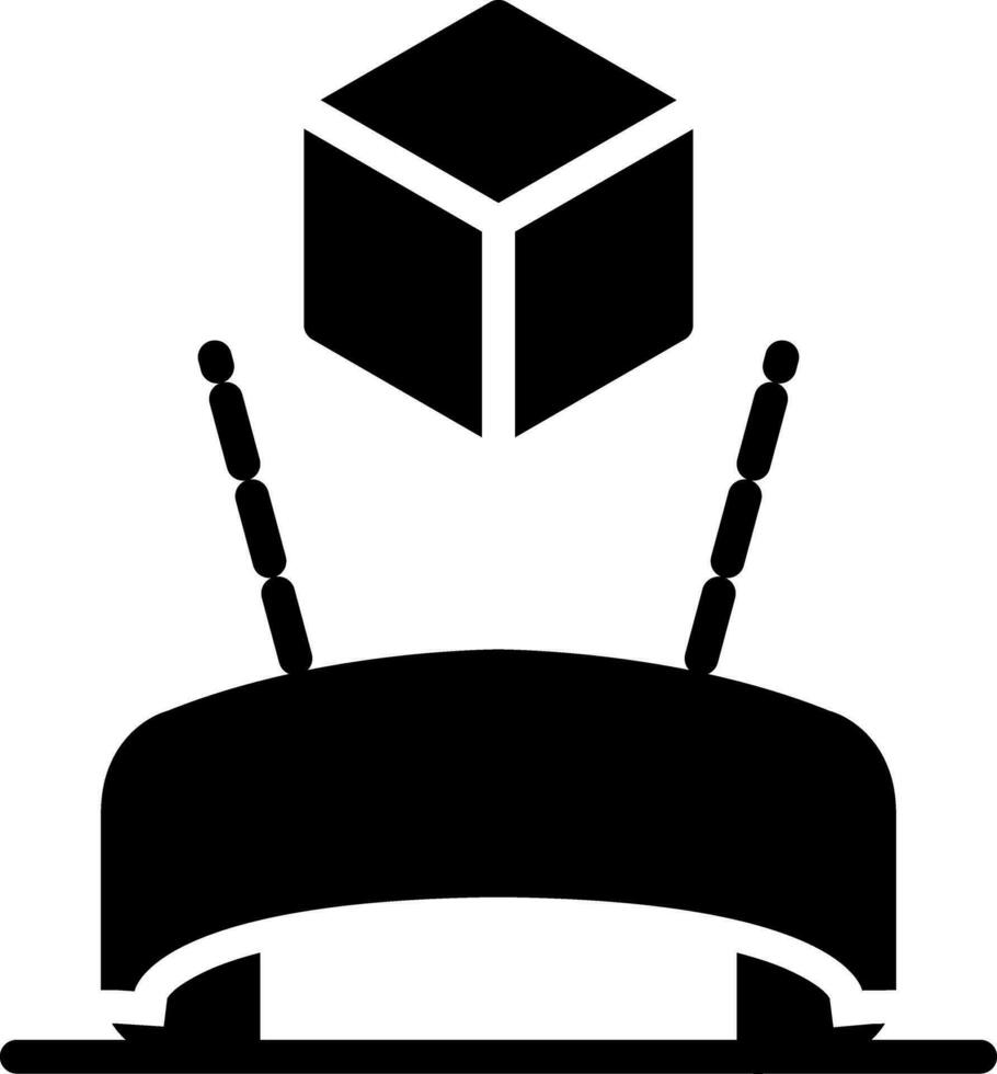 Glyphe Symbole Design vektor