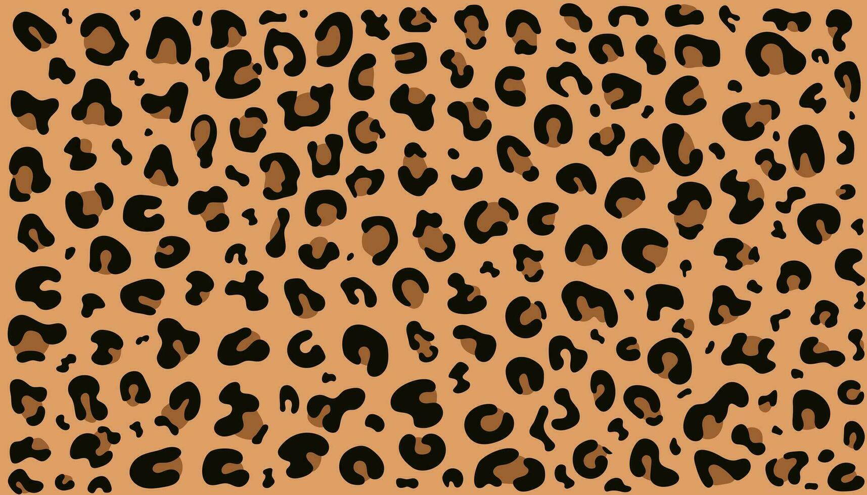 Leopard drucken Vektor Hintergrund. modisch Hintergrund zum Stoff, Papier, Kleidung.