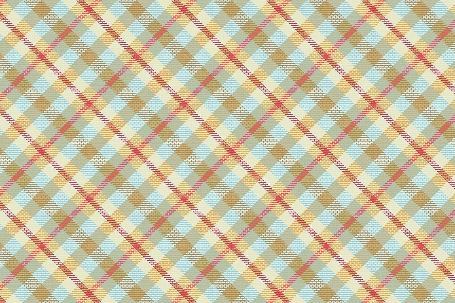 Tartan-Plaidmuster mit Textur und Sommerfarbe. vektor