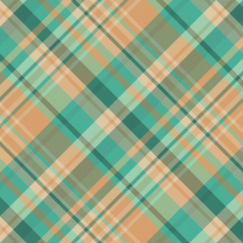 tartan plädmönster med textur och sommarfärg. vektor