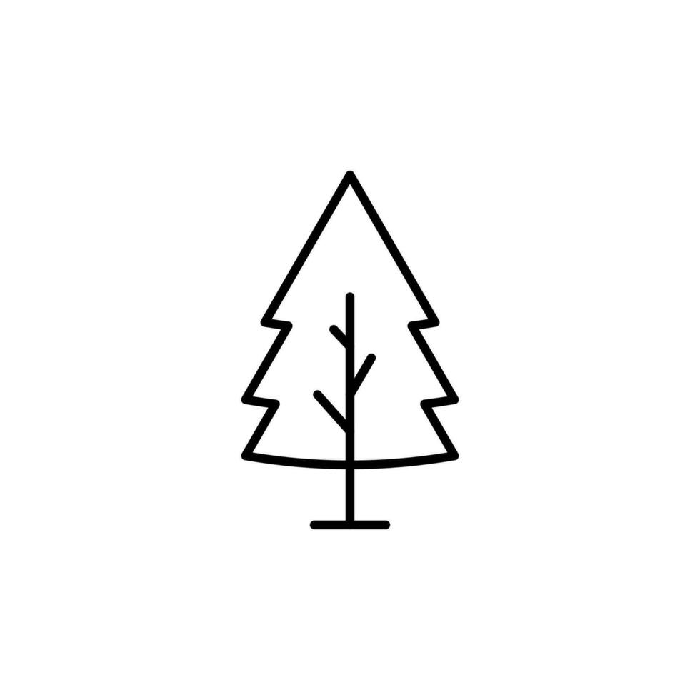 Baum isoliert Symbol zum Design vektor