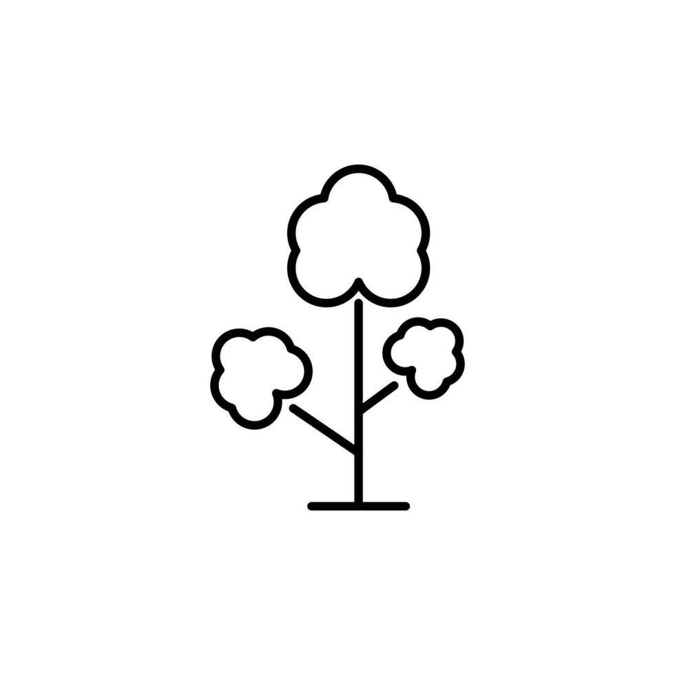 Baum Vektor einfach Symbol zum Design