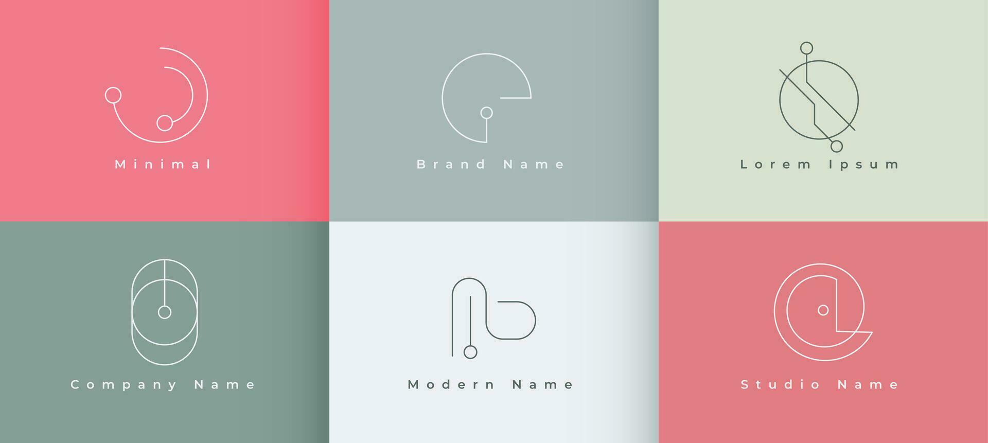 modern minimal logotyp begrepp design vektor