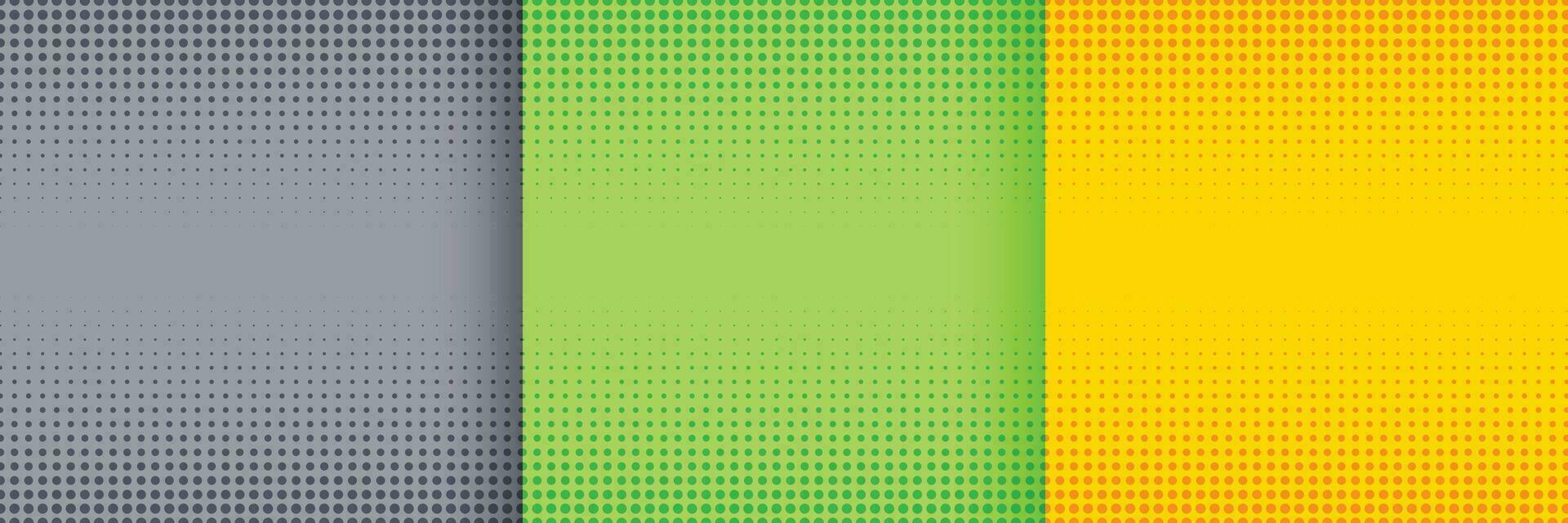 nett Halbton Hintergrund einstellen im grau Grün und Gelb Farben vektor