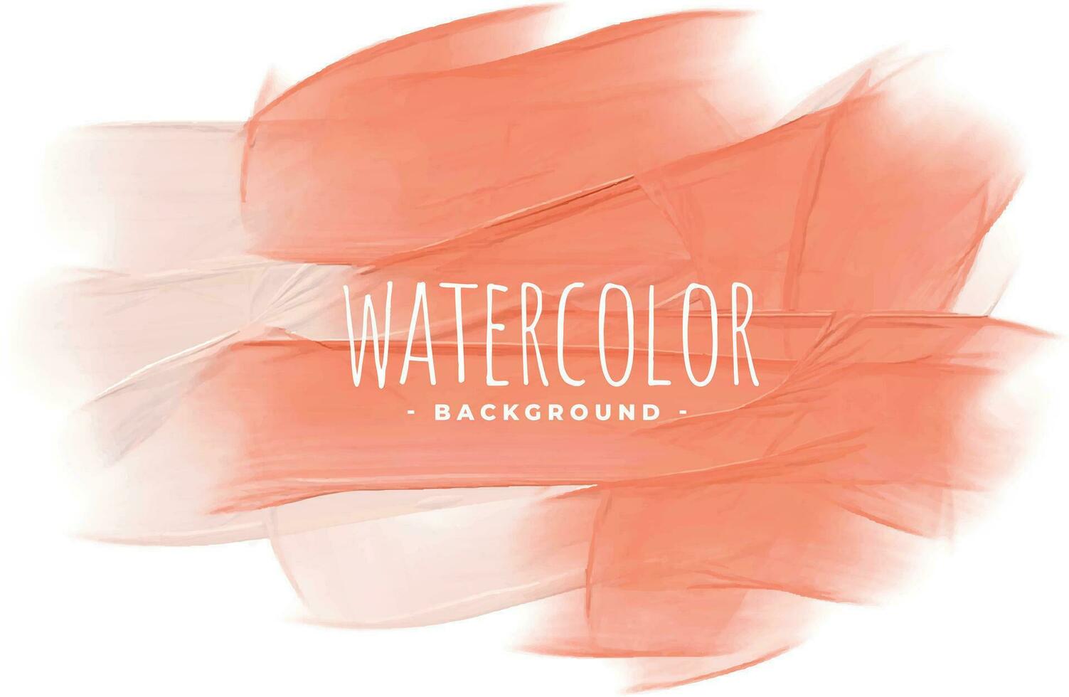 pastell persika rosa orange vattenfärg textur bakgrund vektor