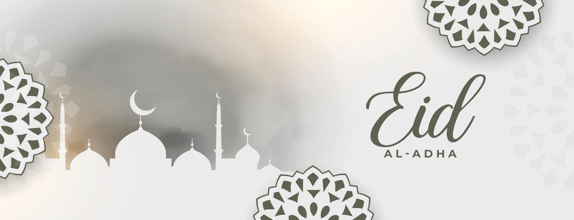 eid al Adha muslim festival baner design vektor