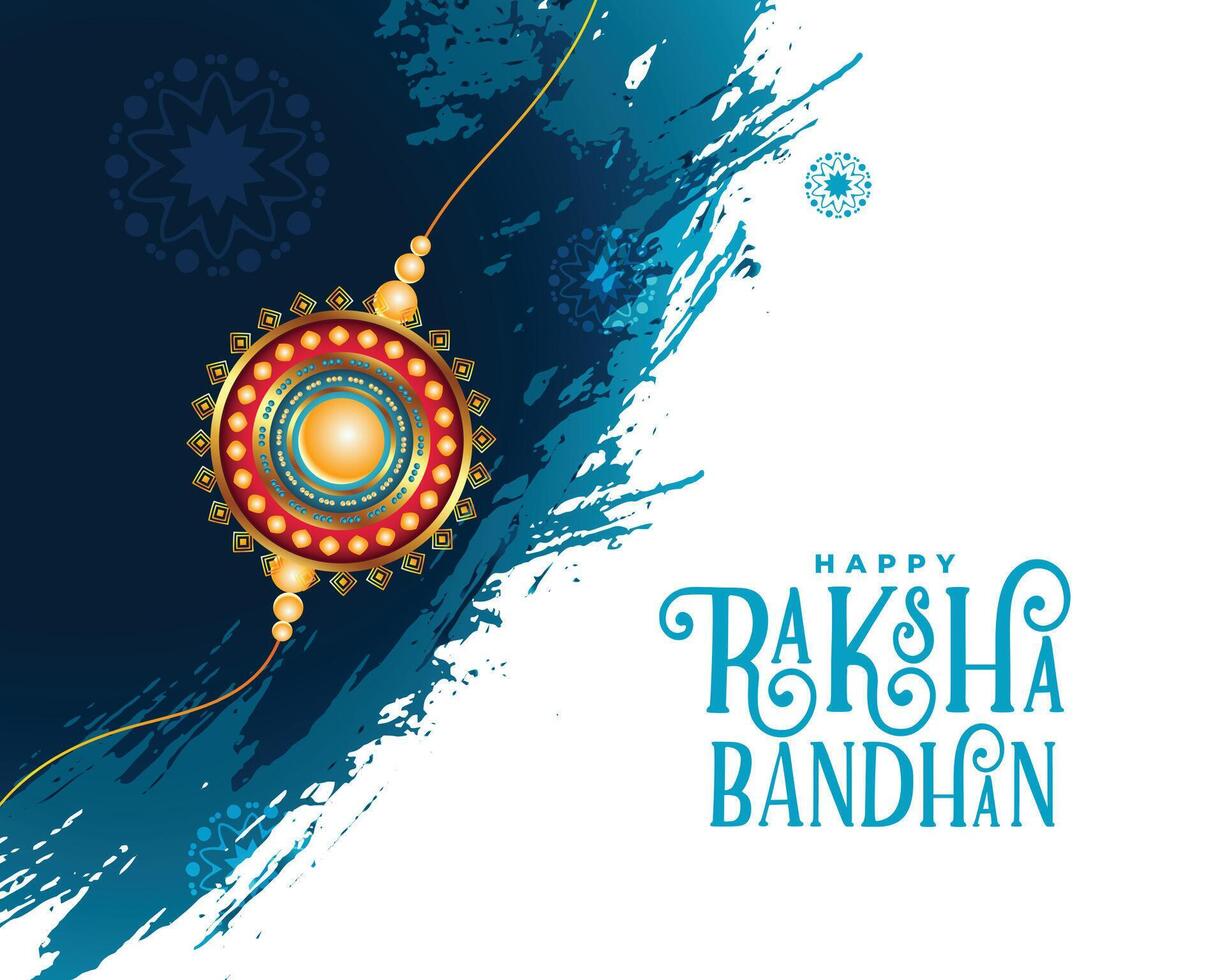 abstrakt Raksha Bandhan Aquarell Festival Hintergrund vektor