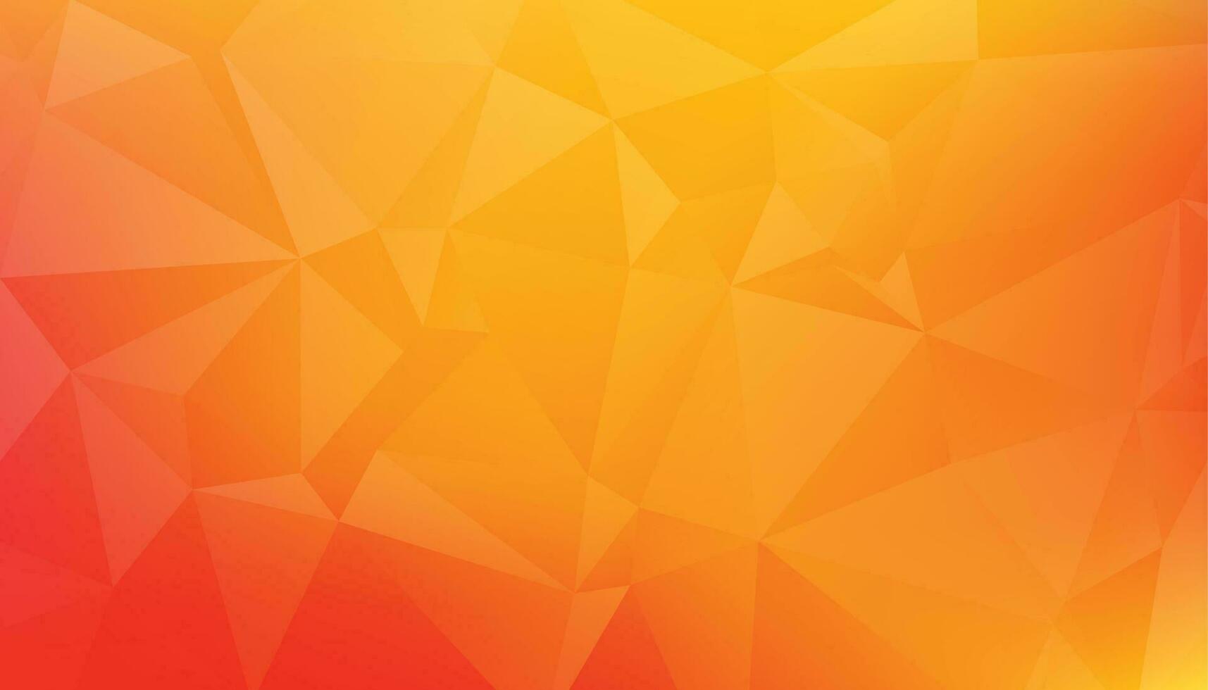 abstrakt niedrig poly Orange Gelb Hintergrund vektor