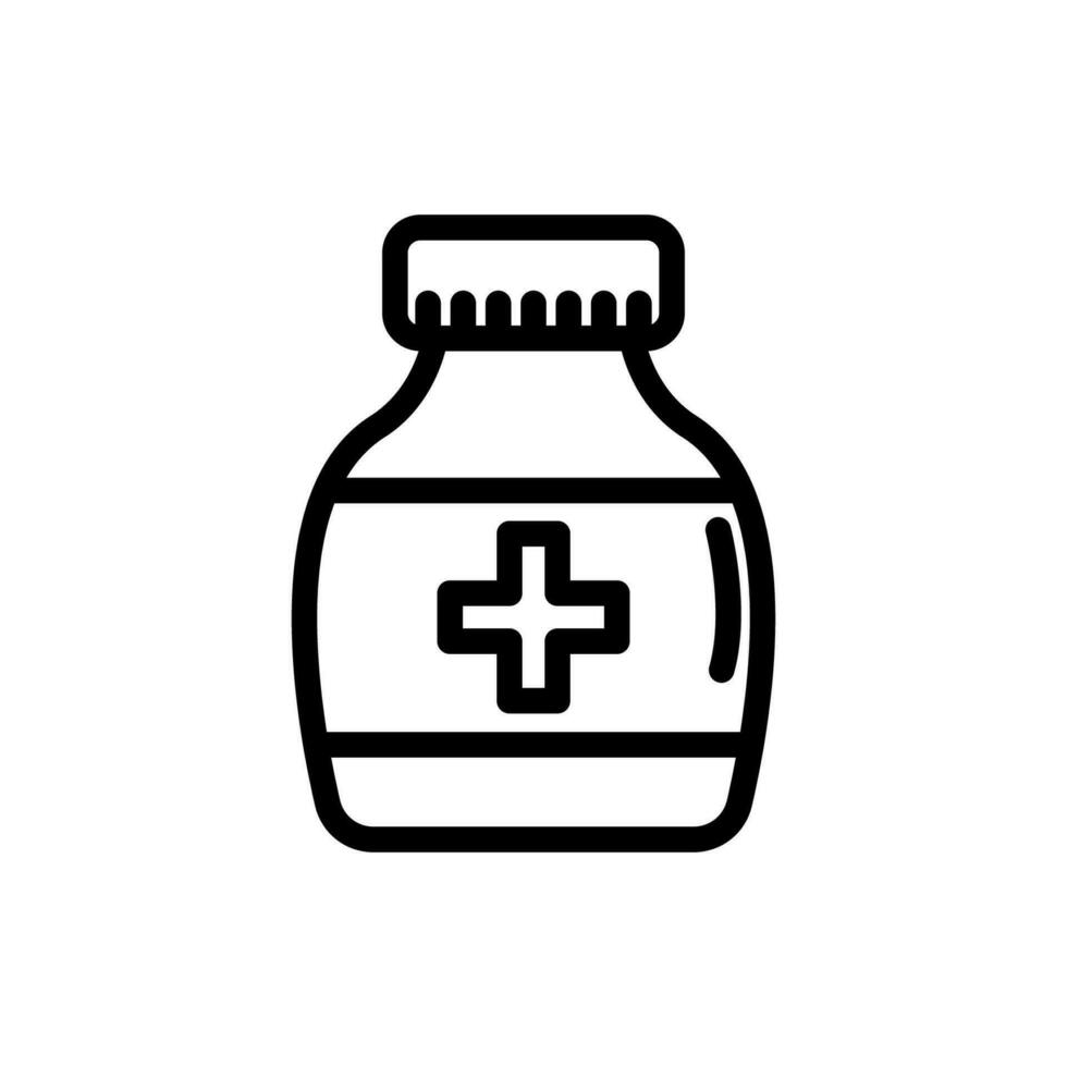 medicin ikon eller logotyp design isolerat tecken symbol vektor illustration - hög kvalitet linje stil vektor ikon